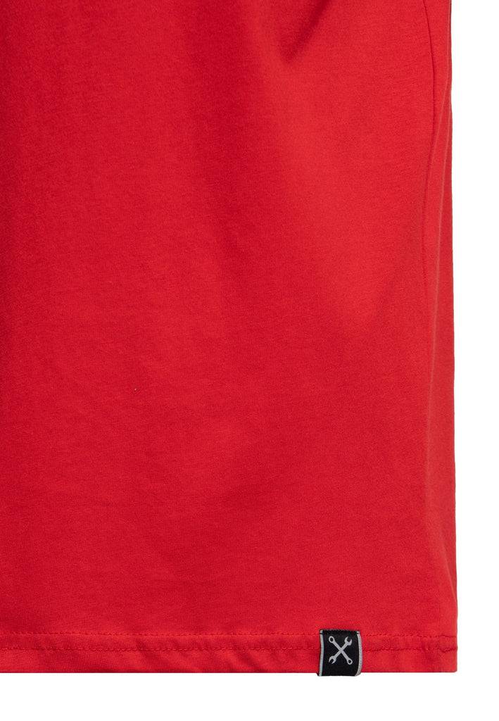 Queen Kerosin Print T-Shirt «Edsel» Großer Ausverkauf