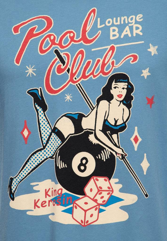 Queen Kerosin T-Shirt «Pool Club» Flash Sale