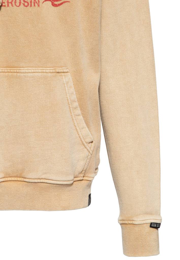 Queen Kerosin Acid washed Hoodie «Road Runners» Valentinstagsangebot