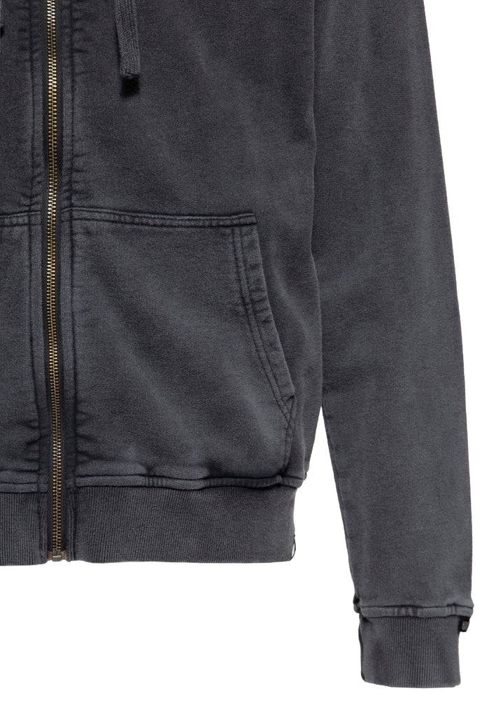 Queen Kerosin Acid washed Zip Hoodie «Psychedelic Custom Chopper» Jubiläumsangebot