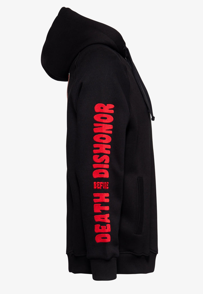 Queen Kerosin Sweatjacke «Red Baron» Heißer Verkauf