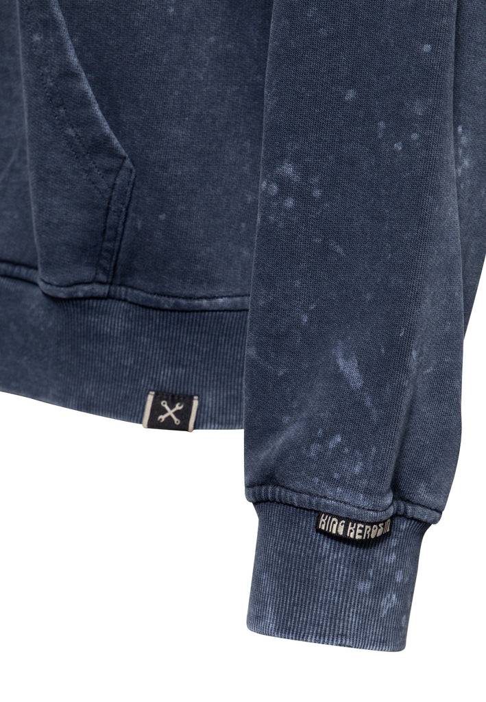 Queen Kerosin Sweatjacke Acidwash «Hit The Road Jack» Exklusive Angebote