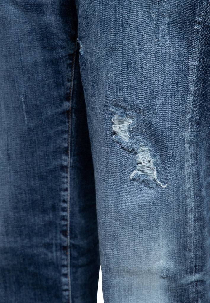 Queen Kerosin 5-Pocket Jeans «Robin» Räumungsverkauf