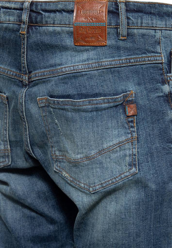Queen Kerosin 5-Pocket Jeans «Robin» Kauf eins, bekomm eins gratis