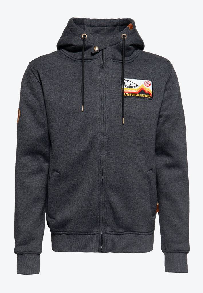 Queen Kerosin Outdoor Sweatjacke «K.K. Adventure Gear - Frame of Wilderness» VIP-Rabatte