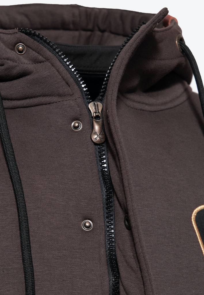 Queen Kerosin Outdoor Sweatjacke «KK Adventure Gear - Detroit Motor Service» Tiefpreis