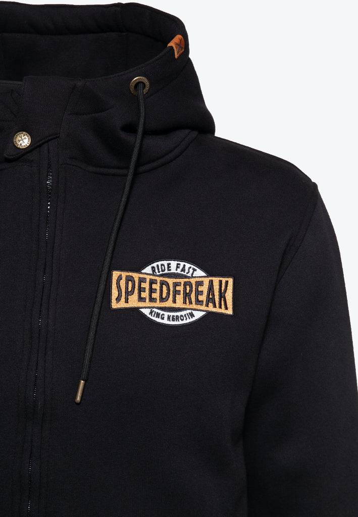 Queen Kerosin Outdoor Sweatjacke «K.K. Adventure Gear - Speedfreak» Kostenlose Rückgabe