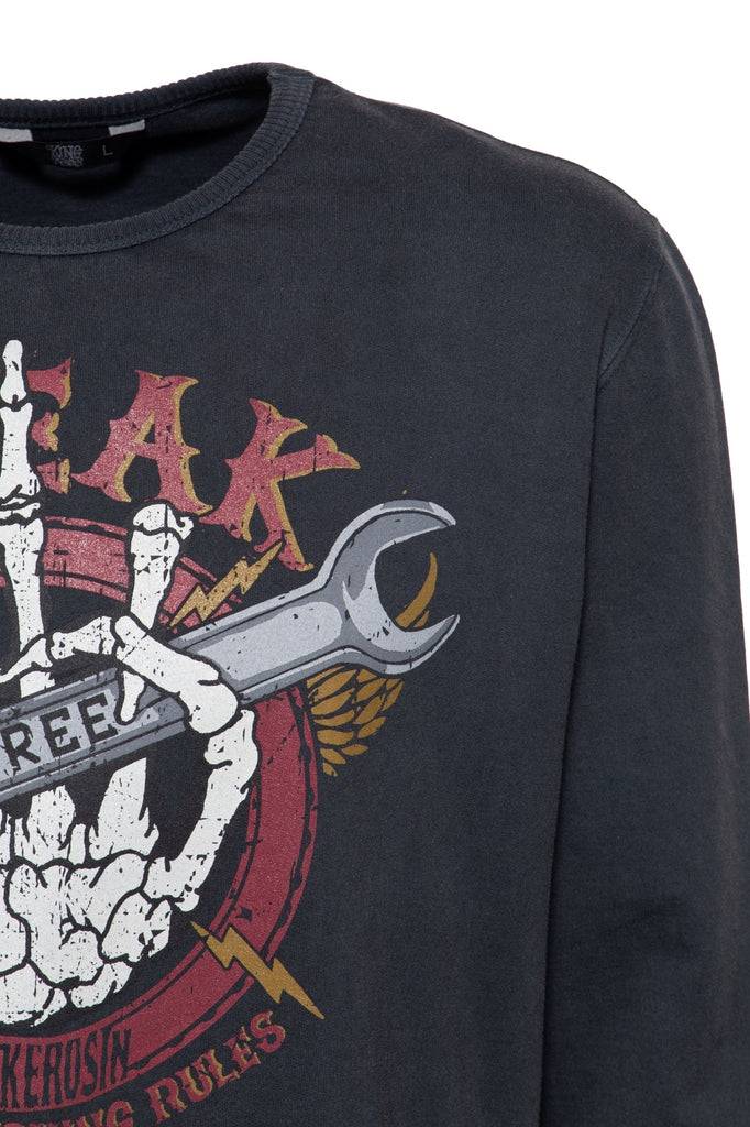 Queen Kerosin Leichter Sweater «Break» Begrenzte Freigabe