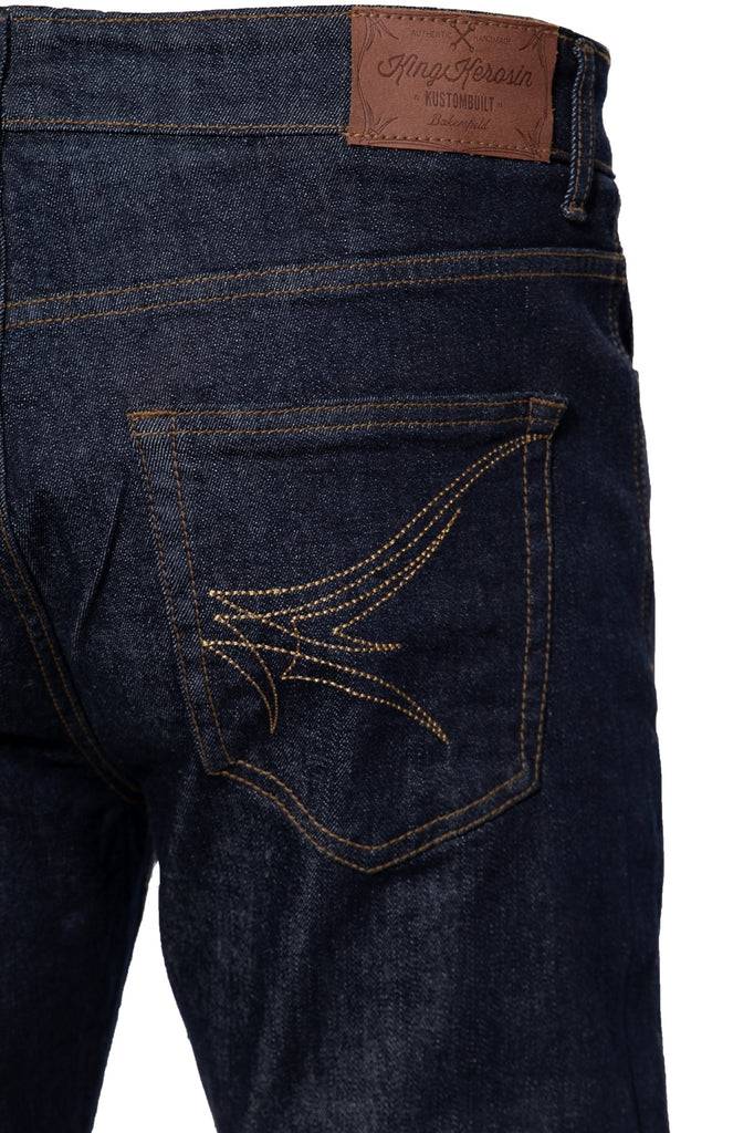 Queen Kerosin Selvedge Jeans mit Stretch «Robin Selvedge» Neueste Stile