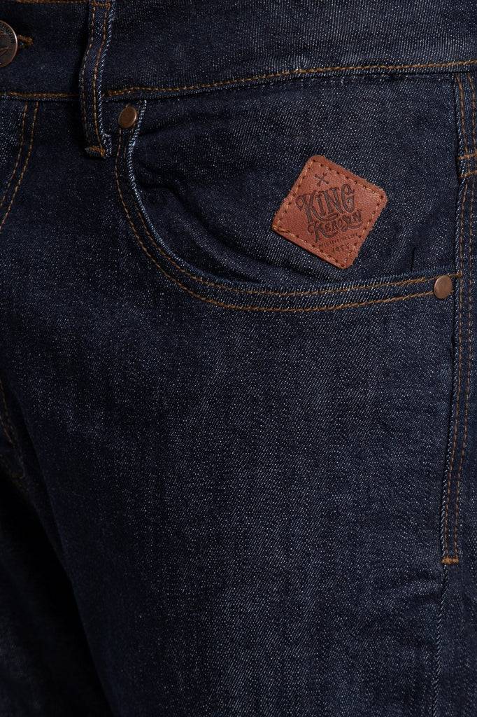 Queen Kerosin Selvedge Jeans mit Stretch «Robin Selvedge» Neueste Stile