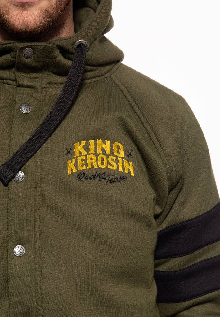 Queen Kerosin Sweatjacke mit Kapuze «Speedway Kings» Letzter Tag