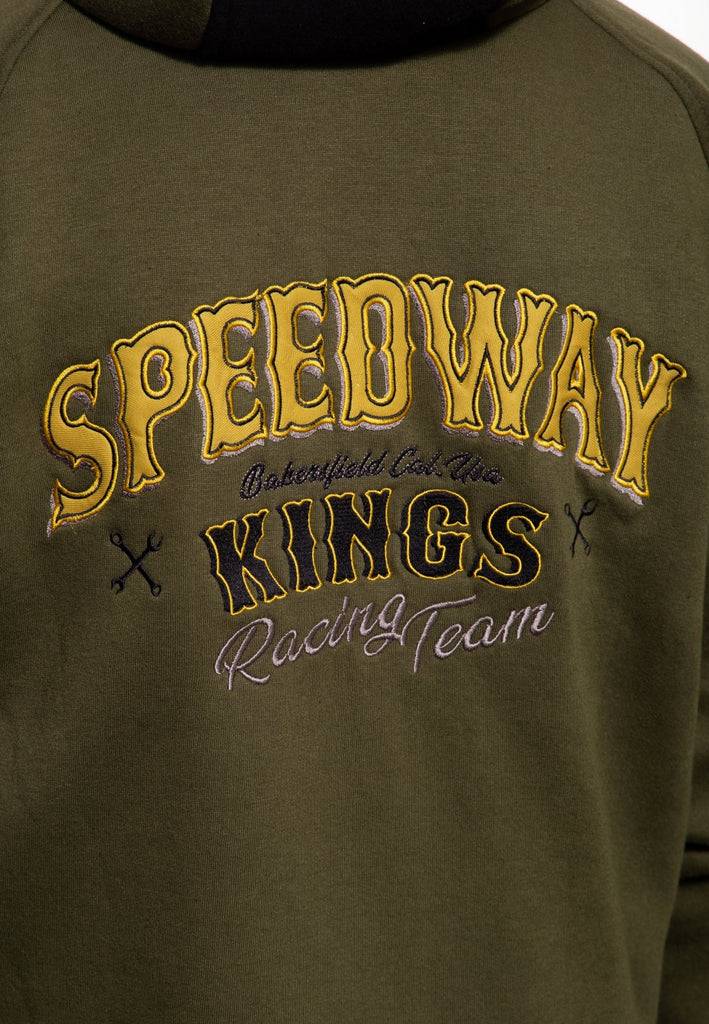 Queen Kerosin Sweatjacke mit Kapuze «Speedway Kings» Letzter Tag