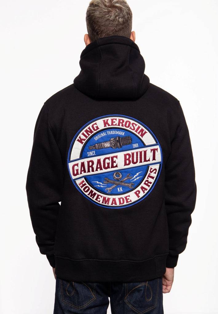 Queen Kerosin Sweatjacke mit Kapuze «Garage Built» Zeitbegrenzte Promotion