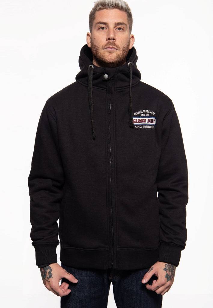 Queen Kerosin Sweatjacke mit Kapuze «Garage Built» Zeitbegrenzte Promotion