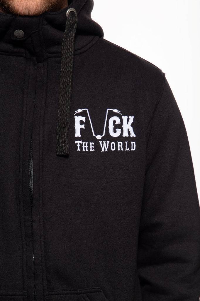 Queen Kerosin Sweatjacke «Fuck Everyone» Bis zu 50% Rabatt