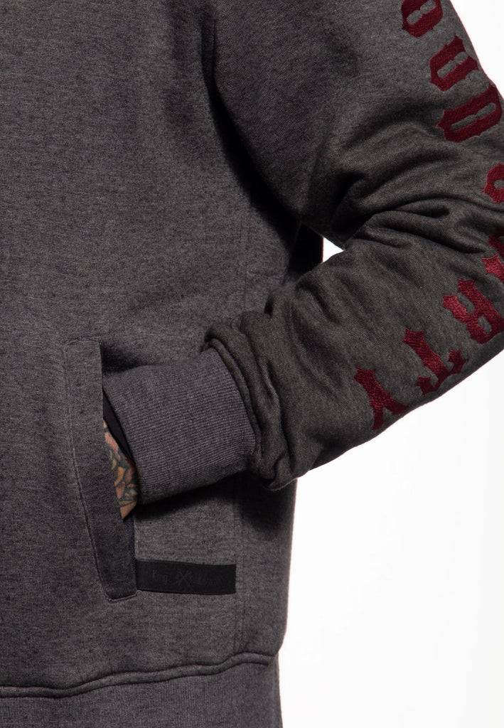 Queen Kerosin Sweatjacke mit Kapuze «Loud and Dirty» Bis zu 60% Rabatt