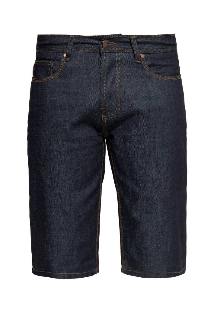 Queen Kerosin Denim Shorts mit Pintstripe Stitching «50s Workwear» Vierteljährliche Förderung