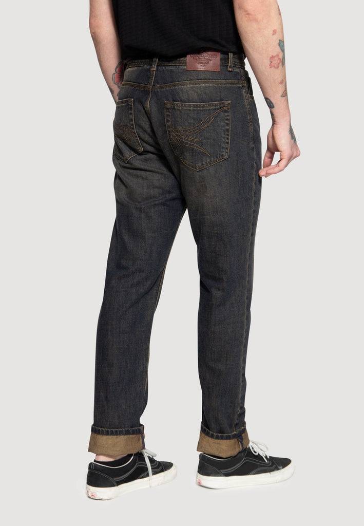 Queen Kerosin 5-Pocket Jeans Tint Wash «Scott» Bis zu 55% Rabatt