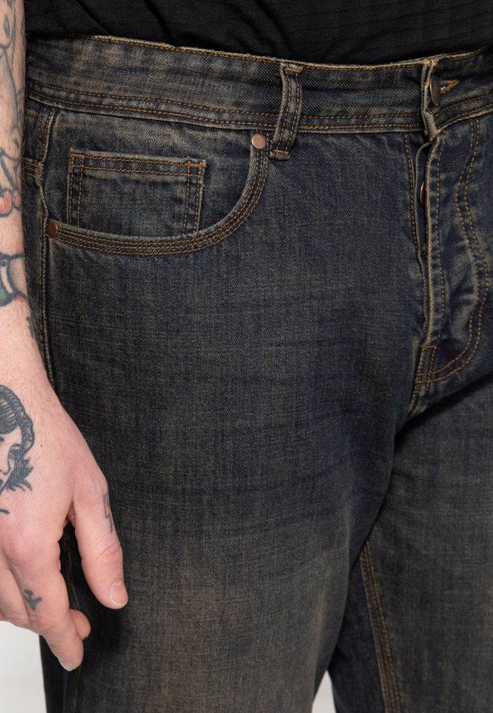 Queen Kerosin 5-Pocket Jeans Tint Wash «Scott» Bis zu 55% Rabatt