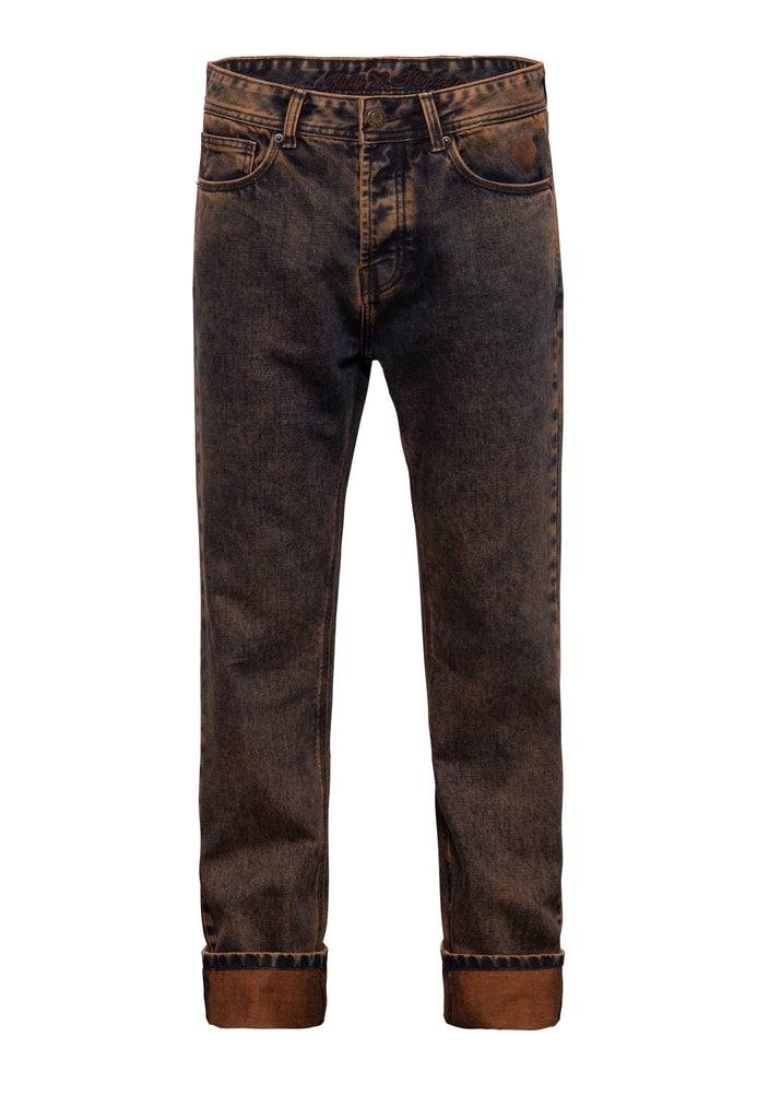 Queen Kerosin Denim 5-Pocket Jeans Dirt Washed «Scott» Discount Store für neue Produkte