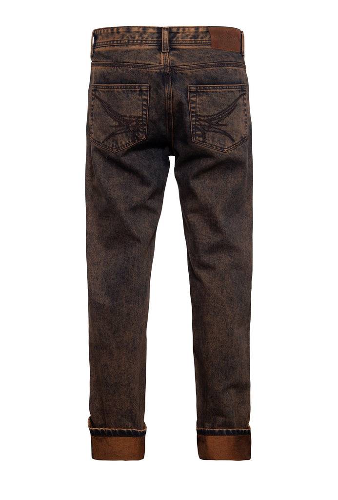 Queen Kerosin Denim 5-Pocket Jeans Dirt Washed «Scott» Discount Store für neue Produkte