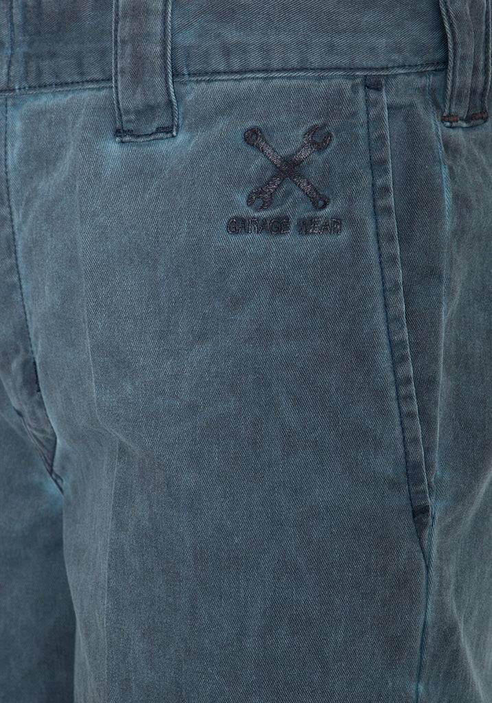 Queen Kerosin Workwear Shorts in Oil-Washed Optik «Garage Wear» Super Rabatt