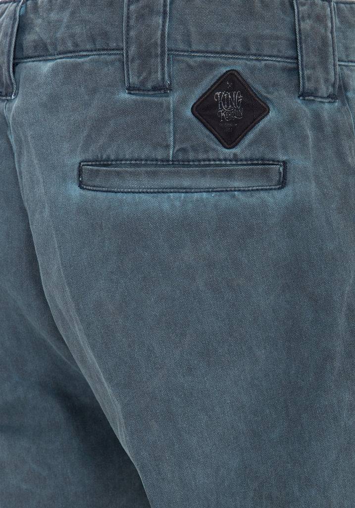 Queen Kerosin Workwear Shorts in Oil-Washed Optik «Garage Wear» Super Rabatt