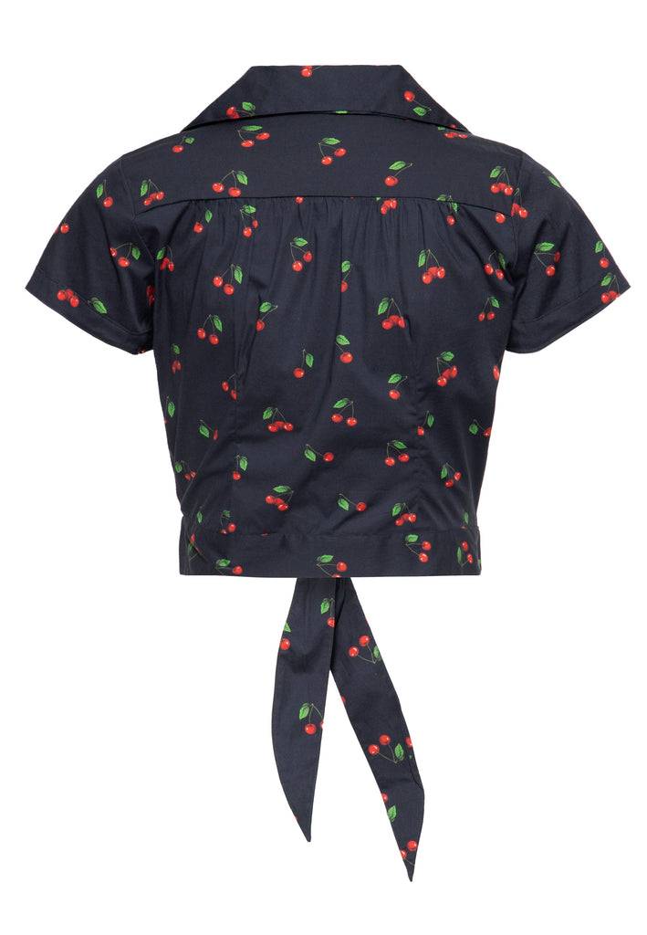 Queen Kerosin Hawaiibluse «Cherry» zollfrei