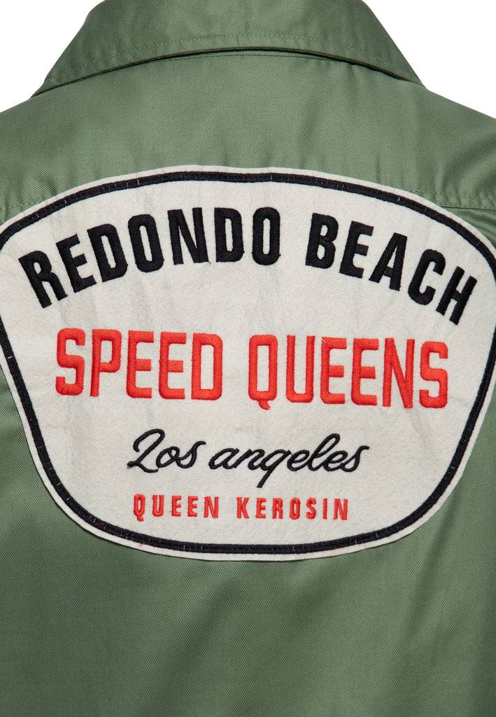 Queen Kerosin Workwear Hemdbluse «Redondo Beach Speed Queens» Auslauf
