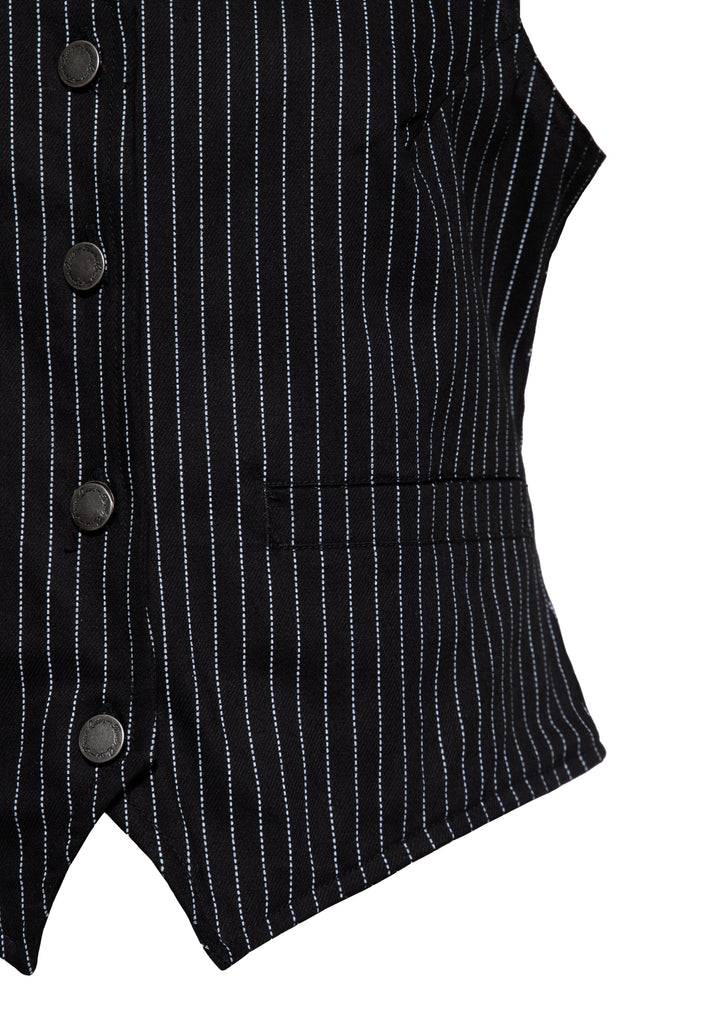Queen Kerosin Pinstripe Weste Verkauf