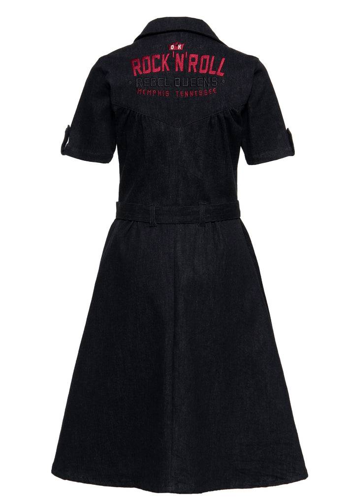 Queen Kerosin Swingkleid «Rock'n'Roll Rebel Queens» im Angebot