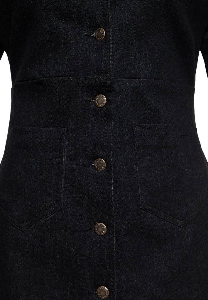 Queen Kerosin Denim Etuikleid «Rebel Queens» Großer Ausverkauf