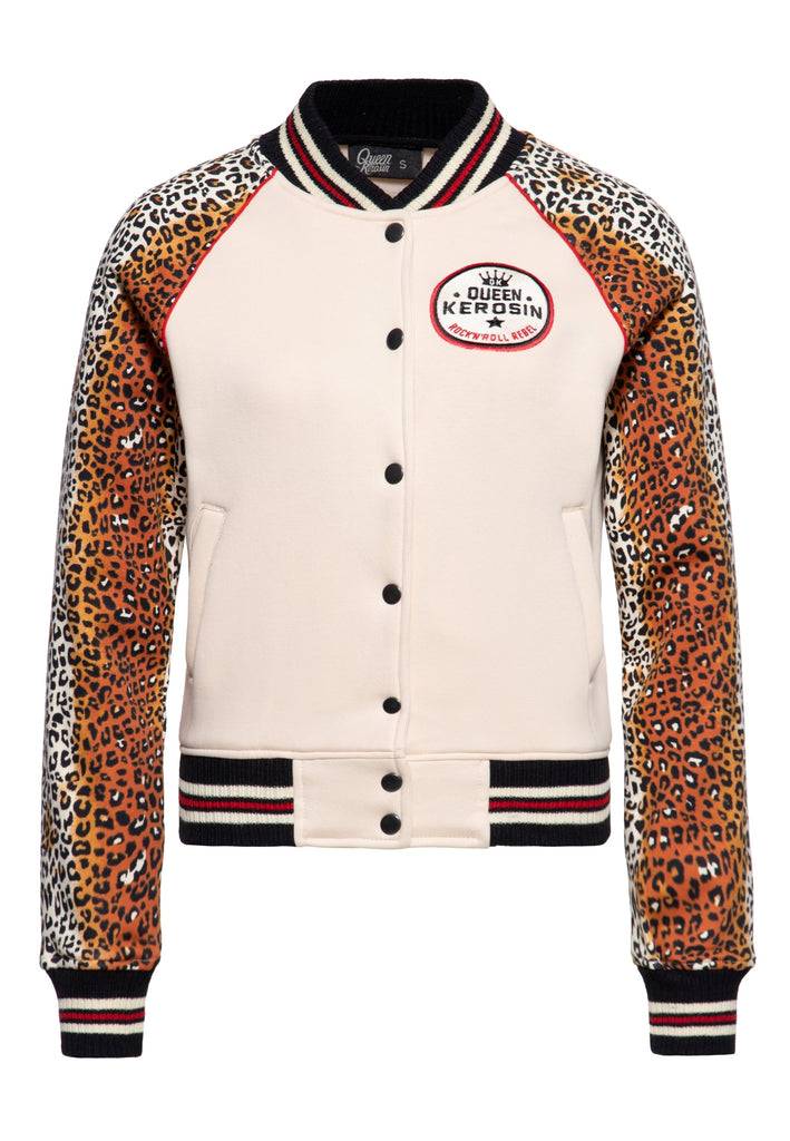 Queen Kerosin College Jacke «Rock'n'Roll Rebel Queen» Saisonschlussverkauf