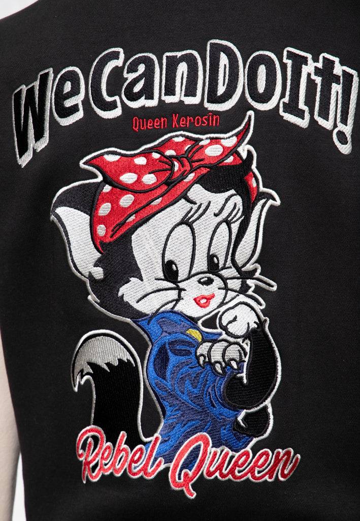 Queen Kerosin College Jacke «We Can Do It!» Weihnachtsangebot