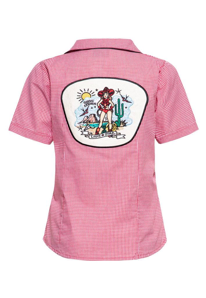 Queen Kerosin Bluse «Lone Star» Osterangebot