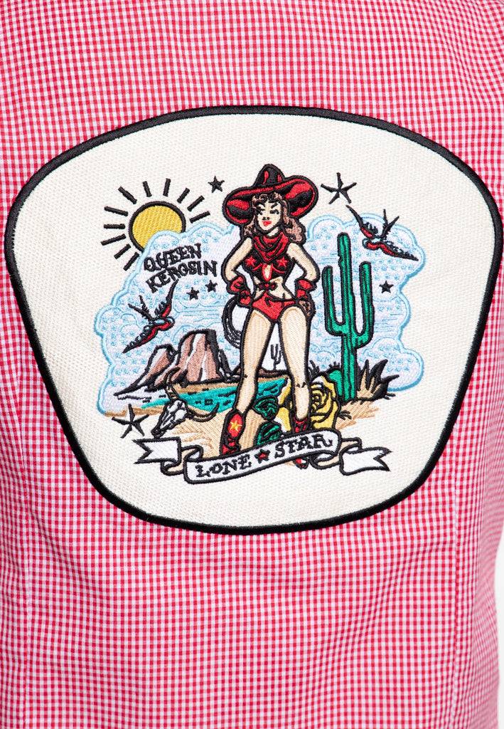 Queen Kerosin Bluse «Lone Star» Osterangebot