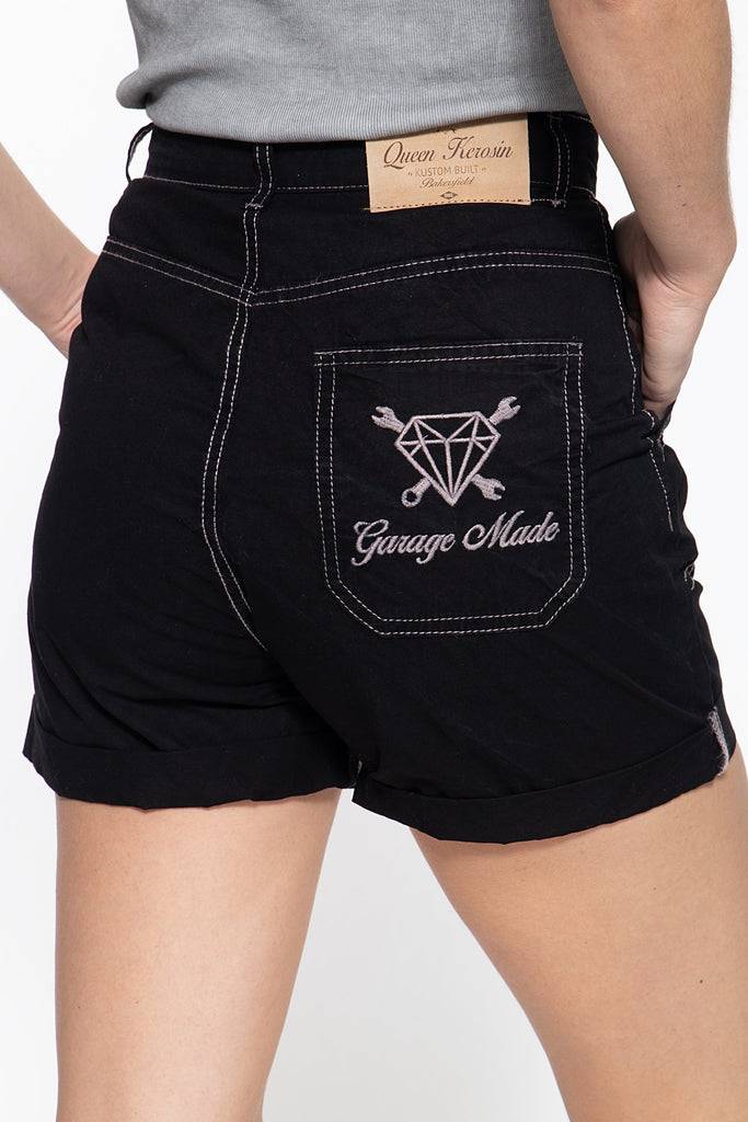 Queen Kerosin Damenshorts mit verstecktem Verschluss Vatertagsangebot