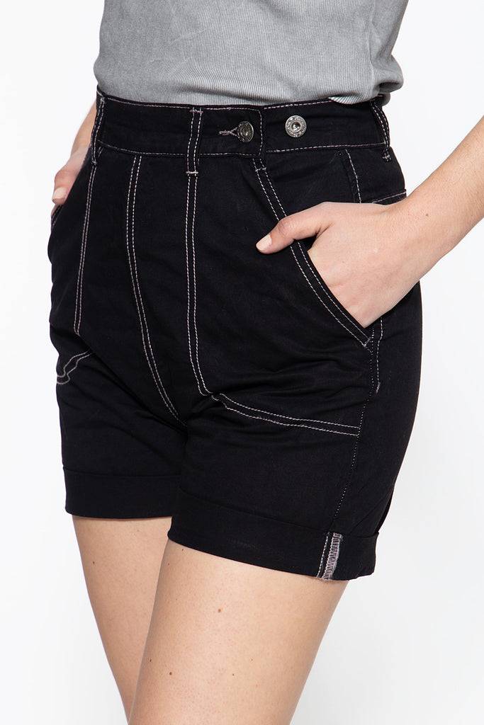 Queen Kerosin Damenshorts mit verstecktem Verschluss Vatertagsangebot