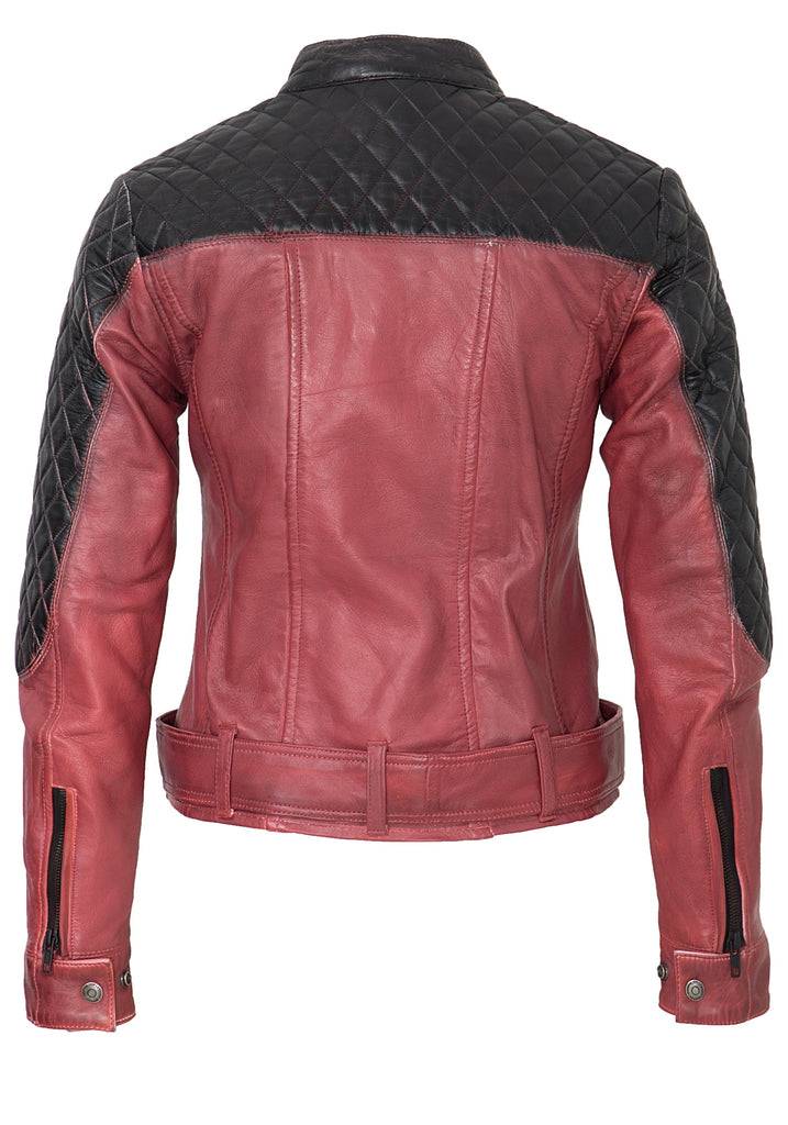 Queen Kerosin Lederjacke im Racing Look Zeitlich begrenztes Angebot