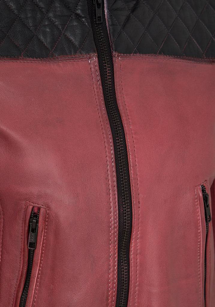 Queen Kerosin Lederjacke im Racing Look Zeitlich begrenztes Angebot