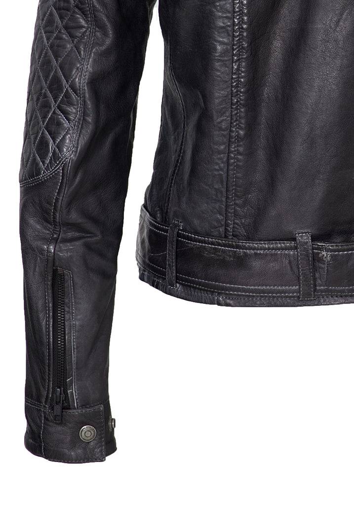 Queen Kerosin Lederjacke mit Kontrastfutter Exklusive Angebote