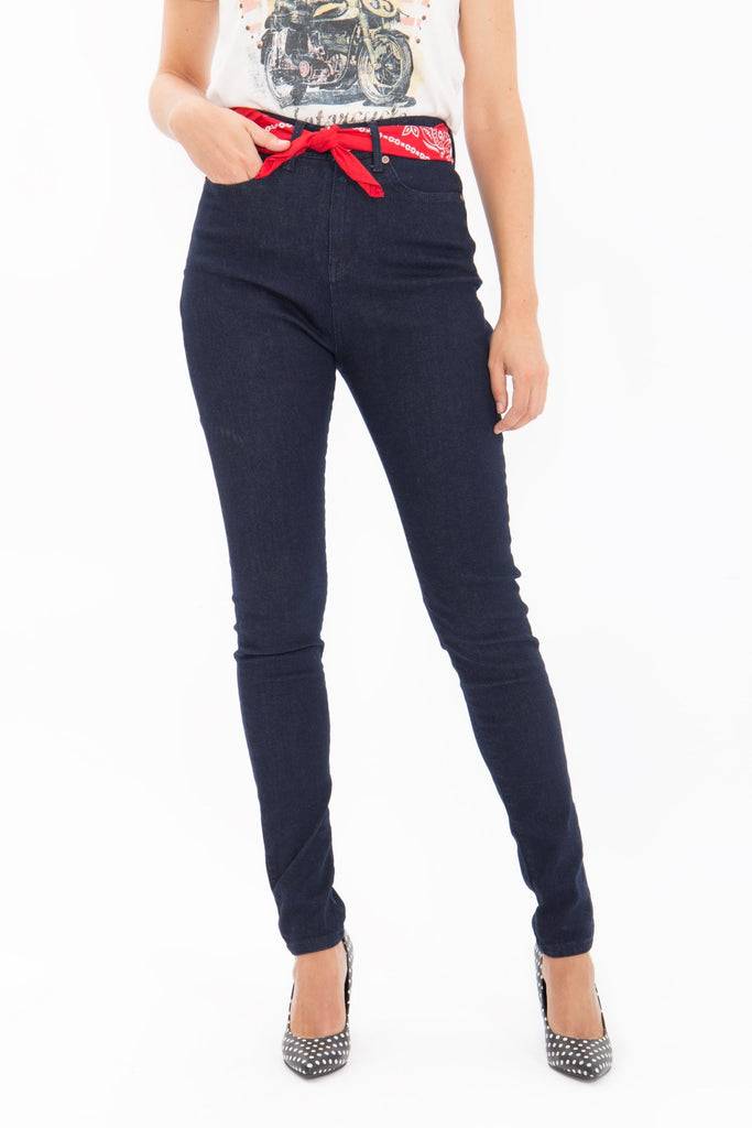 Queen Kerosin High Waist Jeans Betty Fit «Betty Fit» Kauf eins, bekomm eins gratis