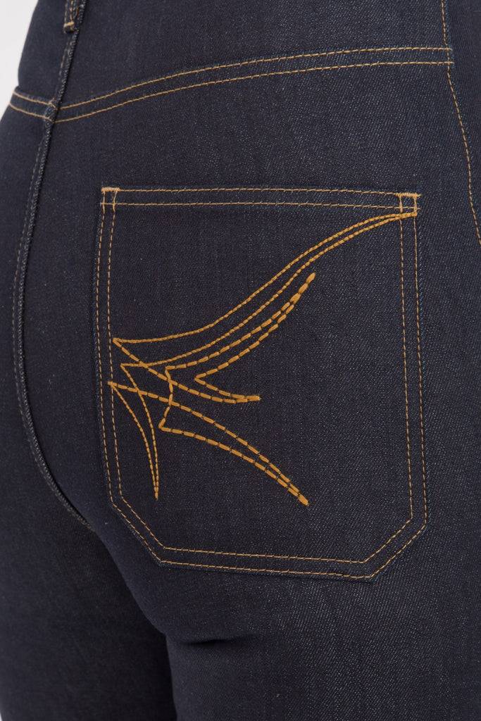 Queen Kerosin Authentic Selvedge Jeans «Red Selvedge» Tägliche Deals