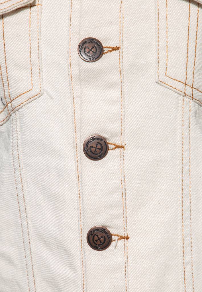 Queen Kerosin Jeans Weste «Speedway Queen» Sonderangebote