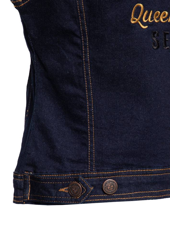 Queen Kerosin Jeans Weste «Speedway» Riesige Ersparnisse