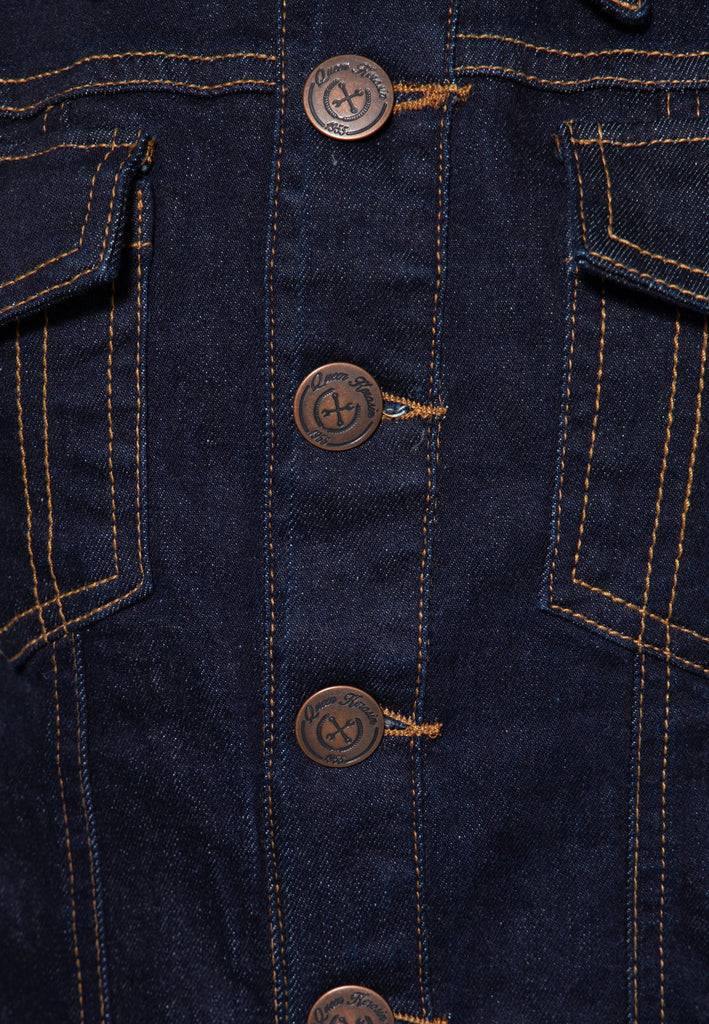 Queen Kerosin Jeans Weste «Speedway» Riesige Ersparnisse
