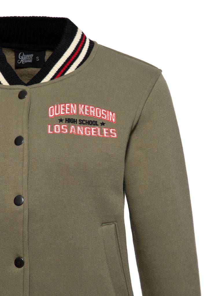 Queen Kerosin College Jacke «Beep Beep» Super Sparpreis