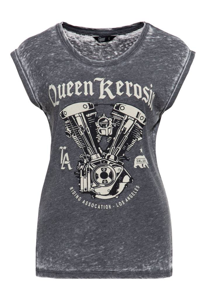 Queen Kerosin T-Shirt «Riding Association» Begrenzte Freigabe