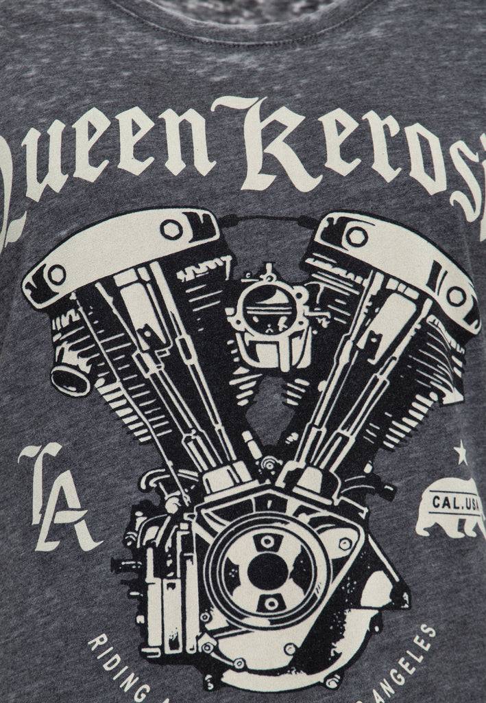 Queen Kerosin T-Shirt «Riding Association» Begrenzte Freigabe