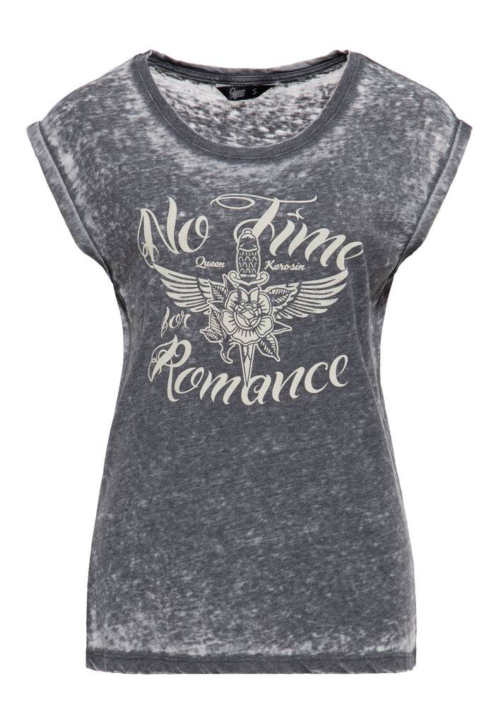 Queen Kerosin T-Shirt «No Time For Romance» JETZT KAUFEN